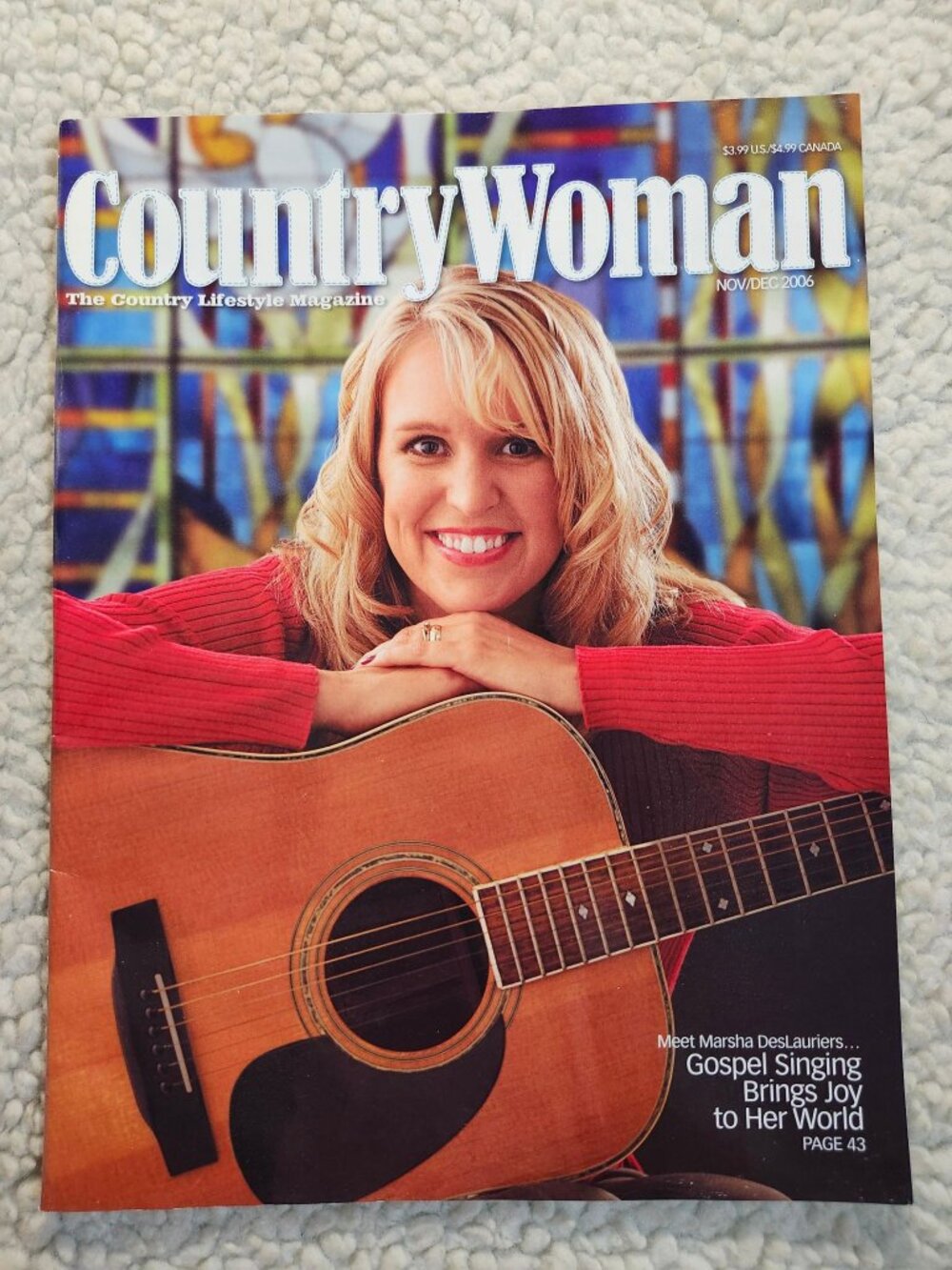 CountryWoman Magazine Nov/Dec 2006 Vintage Country Lifestyle Issue Guitar Cover